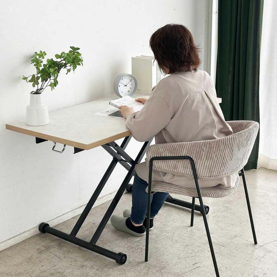 東馬 tohma LTX03 ツキミ 昇降テーブル ホワイト 54686530 | 東馬 | 14