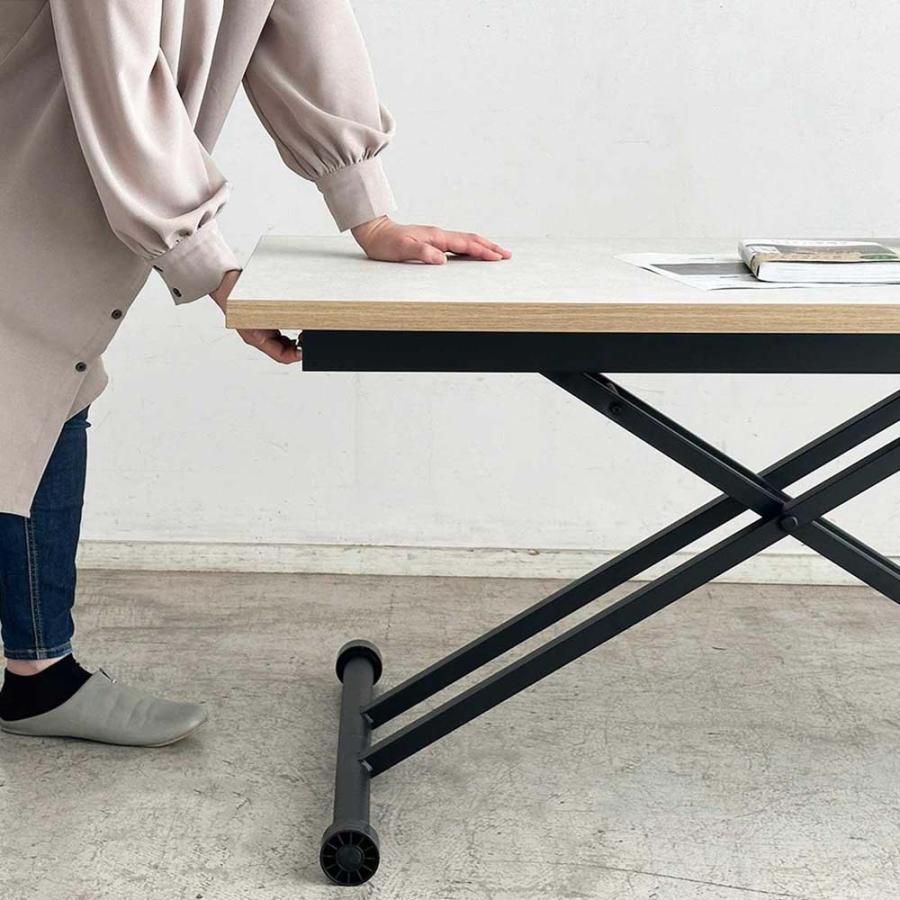 東馬 tohma LTX03 ツキミ 昇降テーブル ホワイト 54686530 | 東馬 | 18