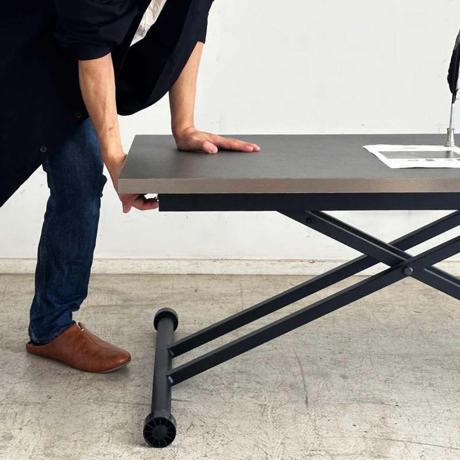 東馬 tohma LTX04 レザライン 昇降テーブル グレー 54686550 | 東馬 | 13