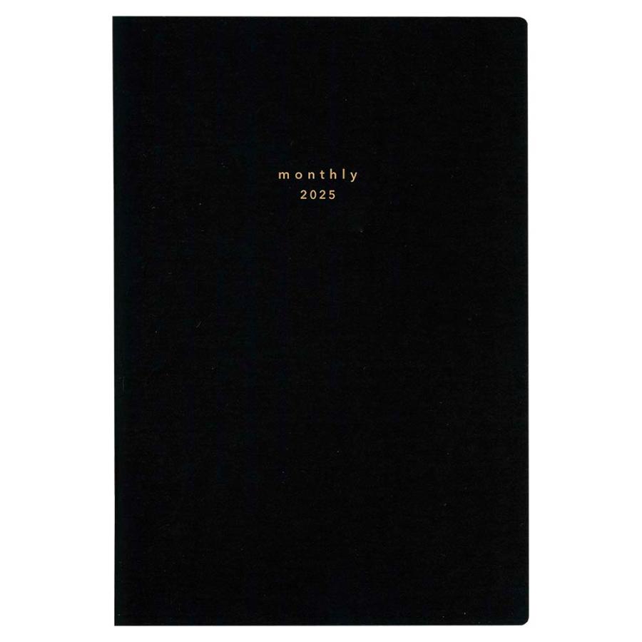 ダイゴー DAIGO 2025年 1月始まり isshoni. マンスリーダイアリー A5 ブラック E8034 Appoint ダイアリー | Appoint DIARY