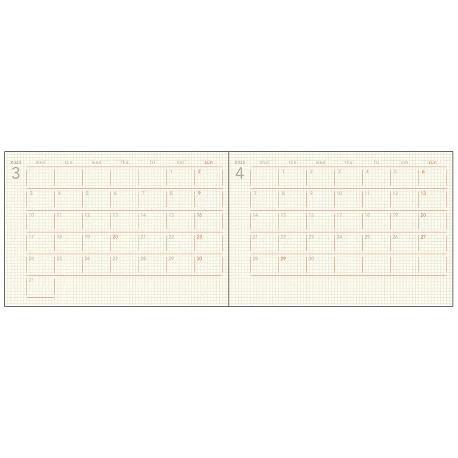 ダイゴー DAIGO 2025年 1月始まり isshoni. ノートブック 15インチ対応 グレー E8098 Appoint ダイアリー | Appoint DIARY | 01