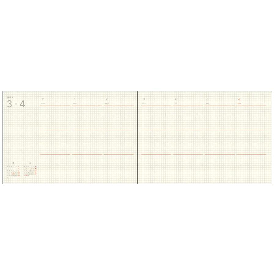ダイゴー DAIGO 2025年 1月始まり isshoni. ノートブック 15インチ対応 グレー E8098 Appoint ダイアリー | Appoint DIARY | 02