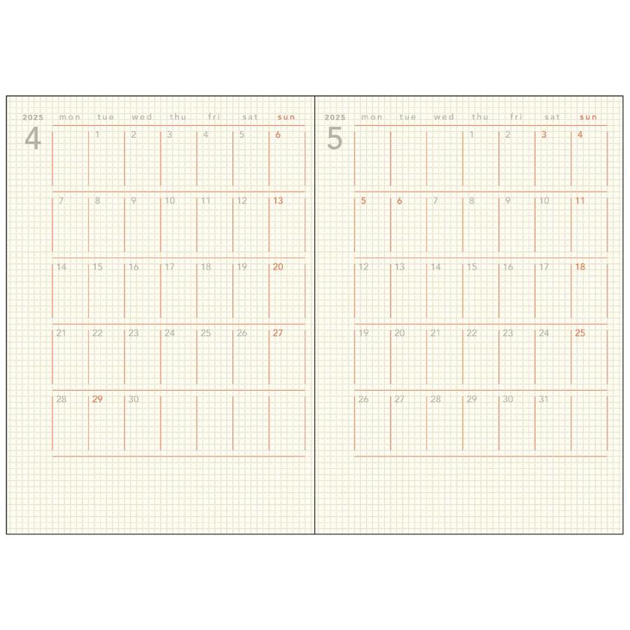 ダイゴー DAIGO 2025年 1月始まり isshoni.仕事まとめ ウィークリー B6 グレー E8738 Appoint ダイアリー | Appoint DIARY | 01