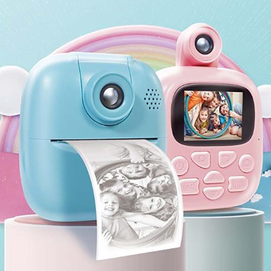 ハック HAC キッズデジタルプリントカメラ ピンク ブルー アソート HAC4125A | ブランド登録なし | 07