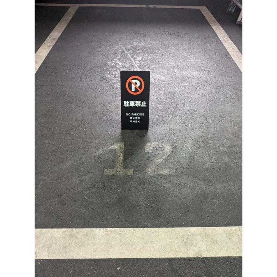 光 HIKARI LSサインブラック 駐車禁止 LS2246B-4 | ブランド登録なし | 01