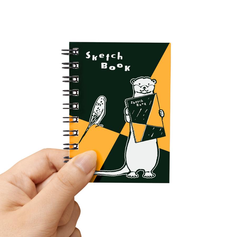 【数量限定!】マルマン maruman ミニチュア 図案スケッチブック SMINI1SB-24 スケッチブックの日2024 画用紙 浅野みどり 動物 | ブランド登録なし | 03