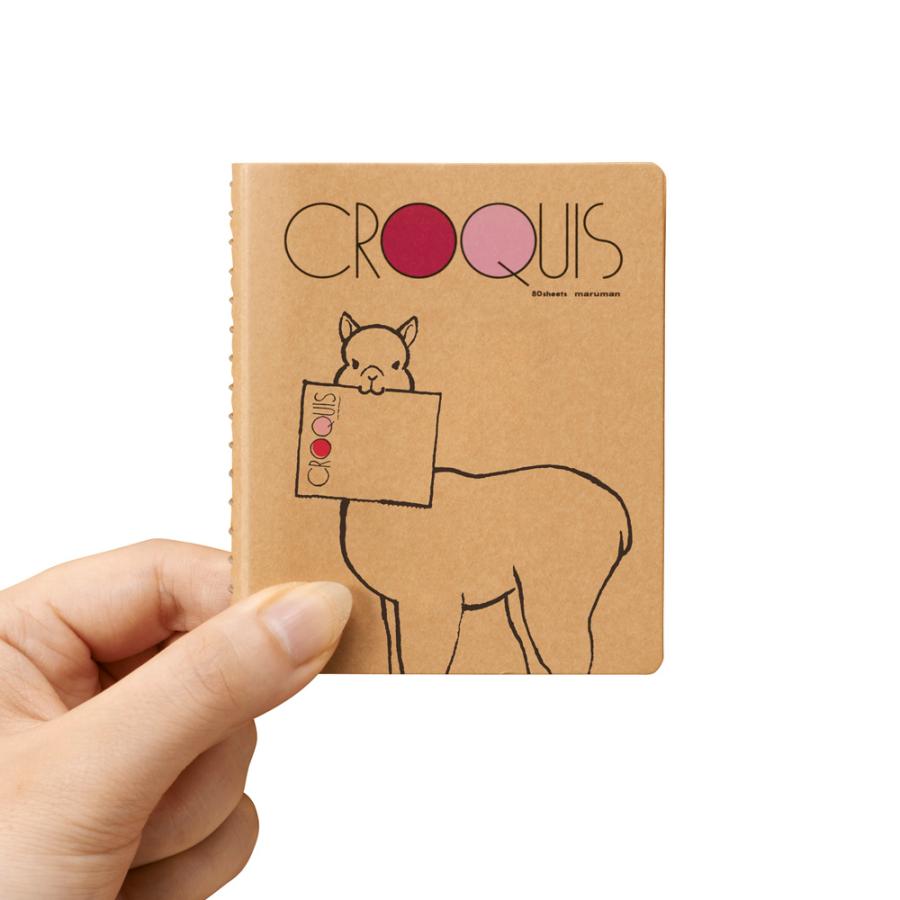 【数量限定!】マルマン maruman ミニチュア クロッキーブック 赤 SMINI3SB-24 スケッチブックの日2024 画用紙 浅野みどり 動物 | ブランド登録なし | 03