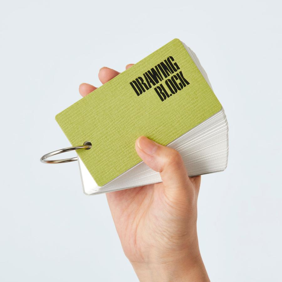 【数量限定!】マルマン maruman 単語カード オリーブ 厚口画用紙 80枚 WSB2 スケッチブックの日2024 単語帳 画用紙 | ブランド登録なし | 02