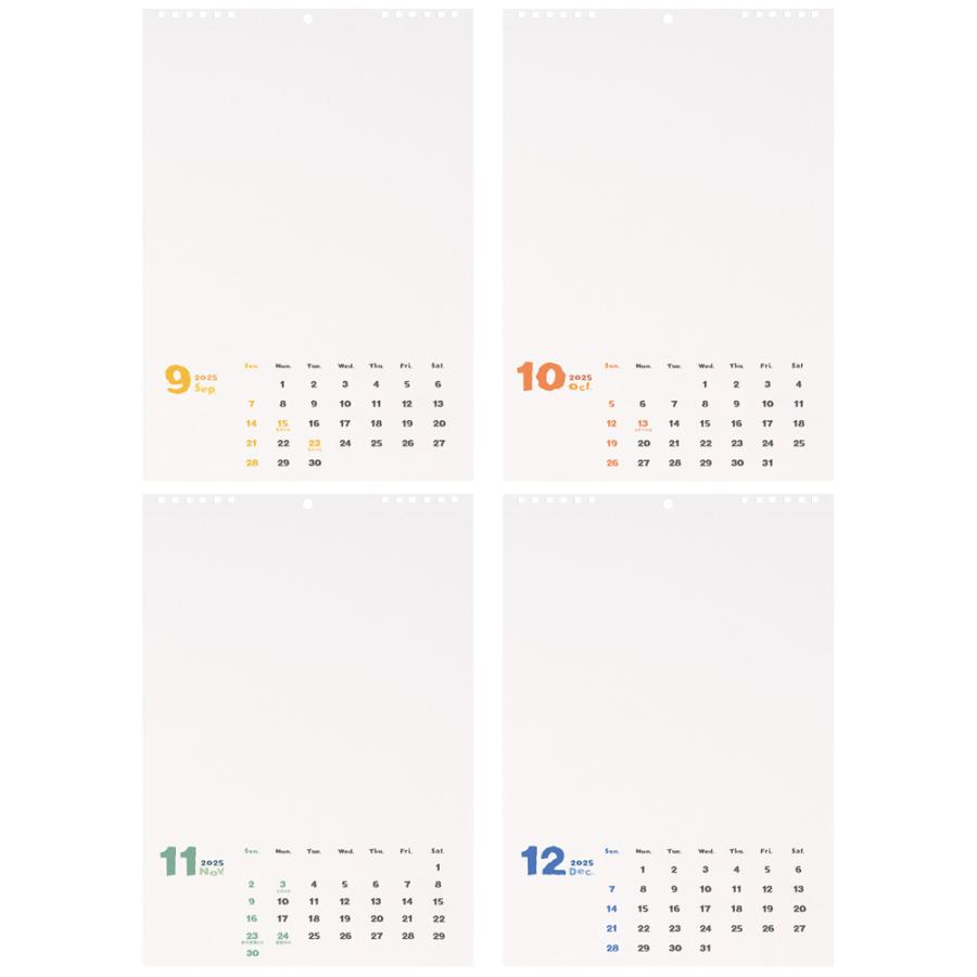 【数量限定!】マルマン maruman A4 図案お絵描きカレンダー 2025年版 OCSB24 スケッチブックの日2024 カレンダー