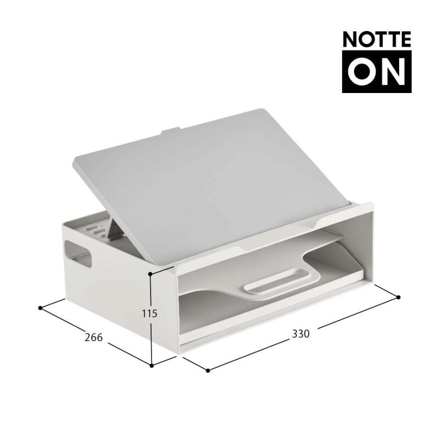 キングジム KINGJIM ポータブルワークベース ノッテオン シロ WB10-W | KING JIM | 01