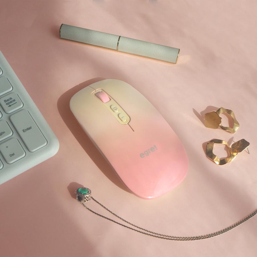 電響社 denkyosha EGRET Bluetooth&2.4G 静音充電式ワイヤレスマウス PrettiE EM23-P2 | ブランド登録なし | 10