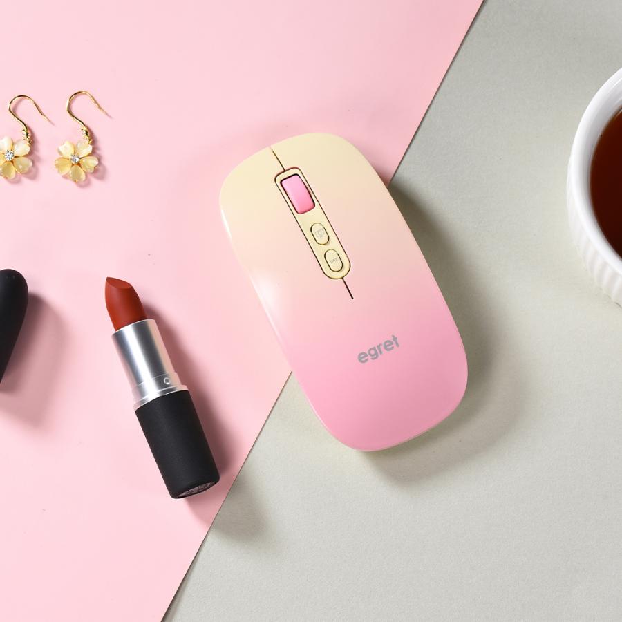 電響社 denkyosha EGRET Bluetooth&2.4G 静音充電式ワイヤレスマウス PrettiE EM23-P2 | ブランド登録なし | 07