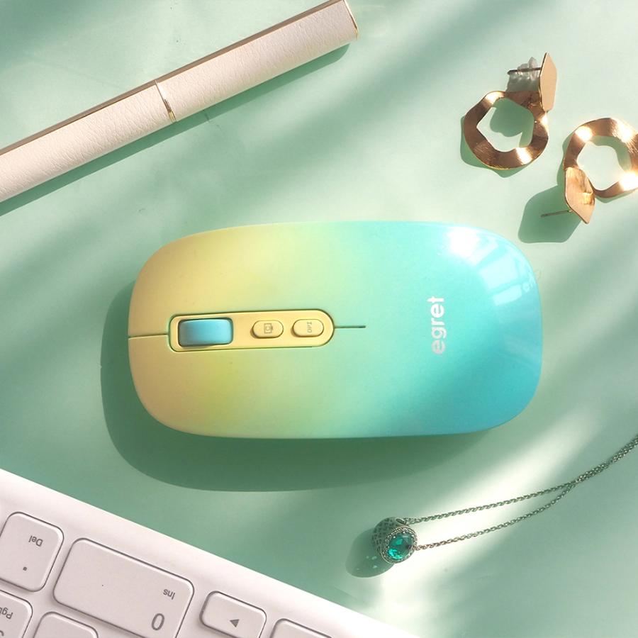 電響社 denkyosha EGRET Bluetooth&2.4G 静音充電式ワイヤレスマウス PrettiE EM23-P3 | ブランド登録なし | 09