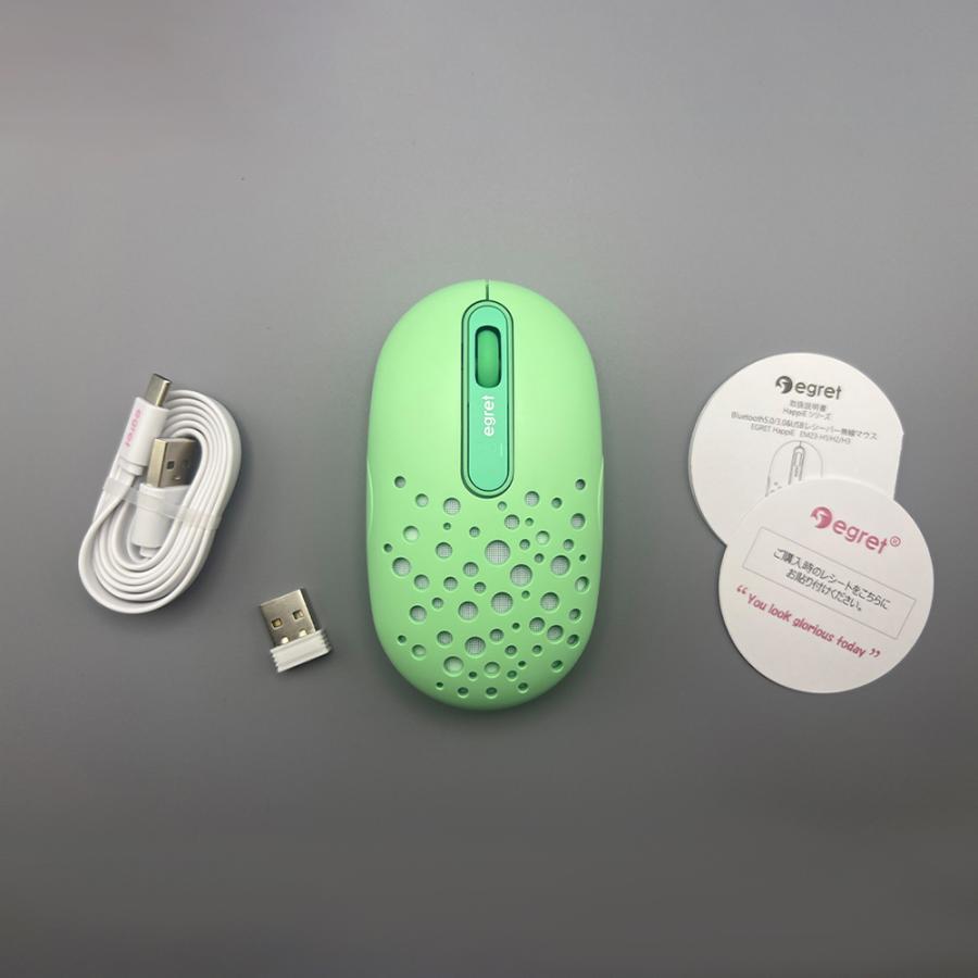電響社 denkyosha EGRET Bluetooth&2.4G 静音充電式ワイヤレスマウス HappiE EM23-H1 | ブランド登録なし | 12