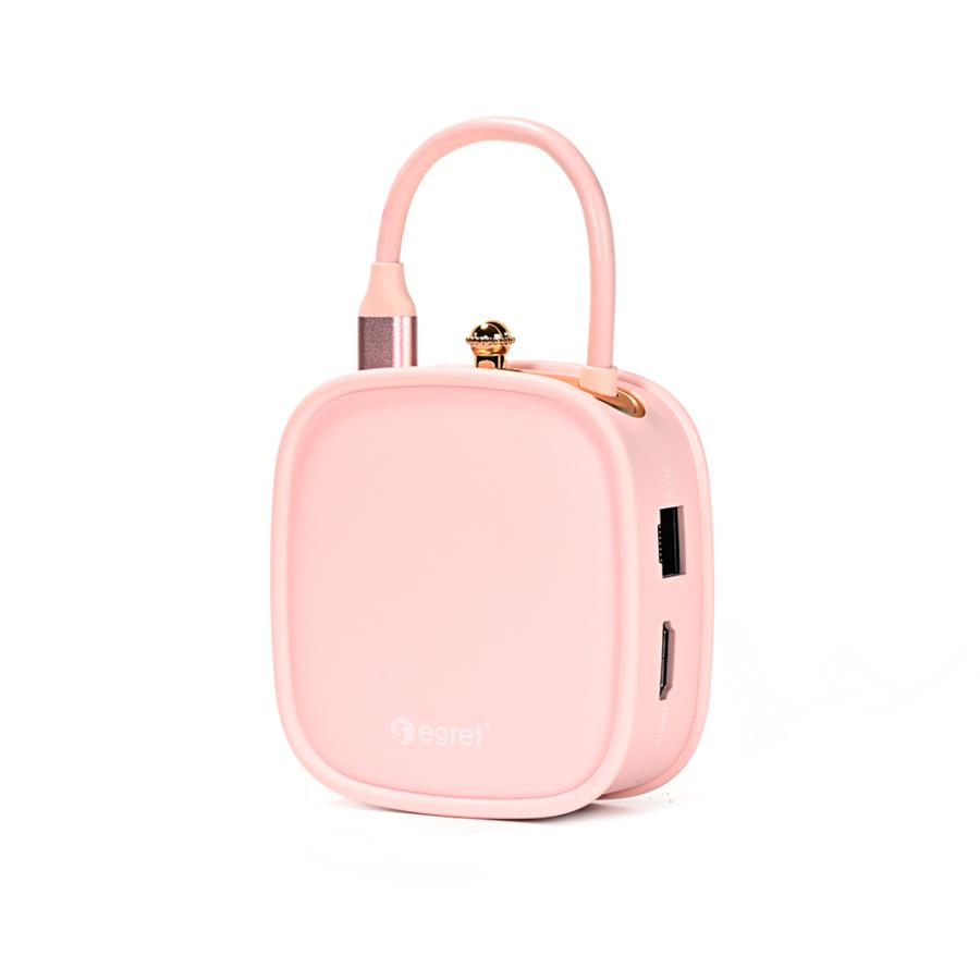 電響社 denkyosha EGRET 1to10 ハンドバッグ型USB-C EH23-XC-P ドッキングステーション | ブランド登録なし | 01