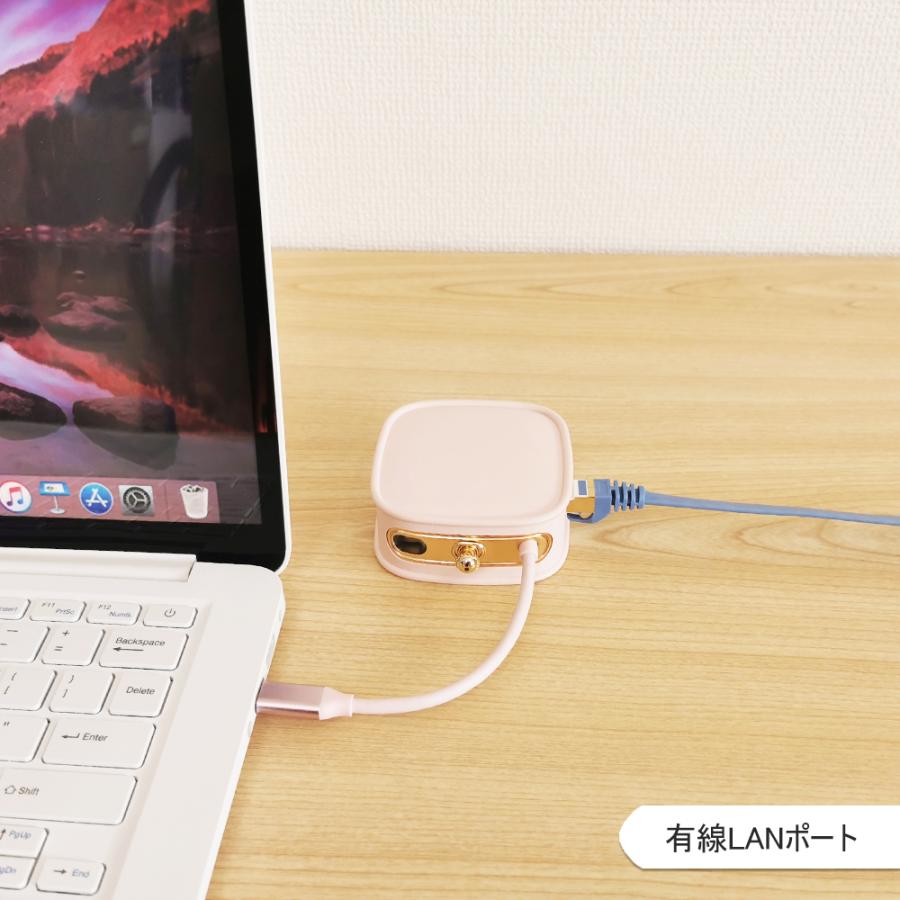 電響社 denkyosha EGRET 1to10 ハンドバッグ型USB-C EH23-XC-P ドッキングステーション | ブランド登録なし | 07