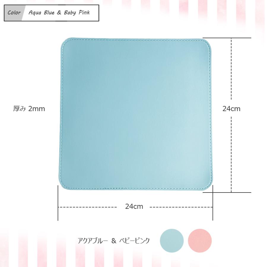 電響社 denkyosha EGRET 両面リバージブルマウスパッド 24×24cm EM23-MP4 | ブランド登録なし | 03