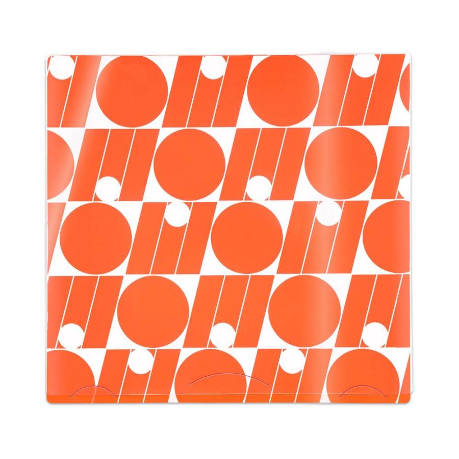 プラス PLUS うちわ収納  ito/oshi 推しの顔を見せずに持ち運べる片面不透明のうちわケース オレンジ FL-300CF 91476 | PLUS