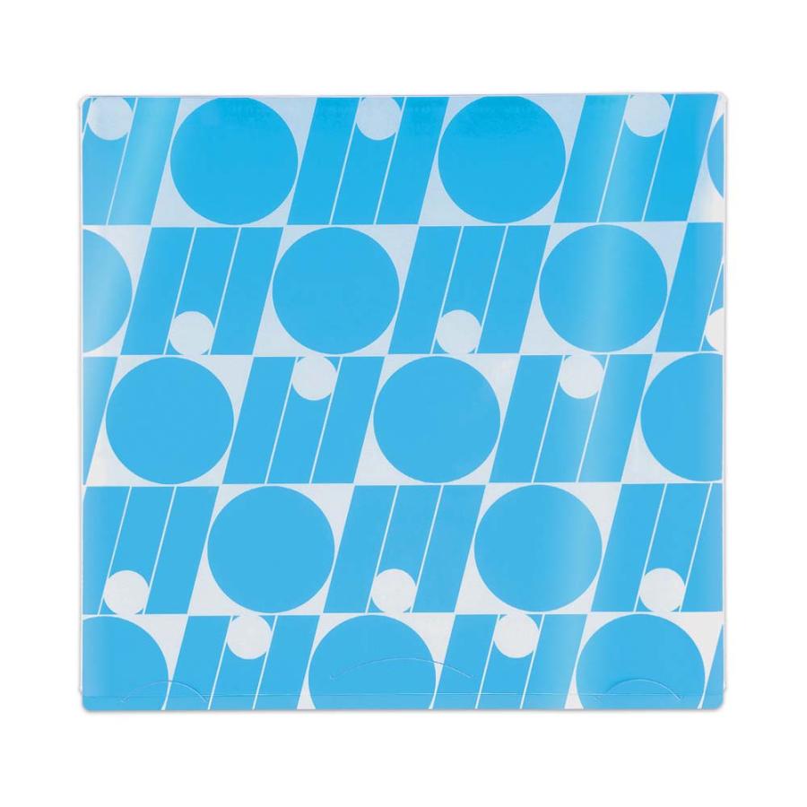 プラス PLUS うちわ収納  ito/oshi 推しの顔を見せずに持ち運べる片面不透明のうちわケース スカイブルー FL-300CF 91477 | PLUS