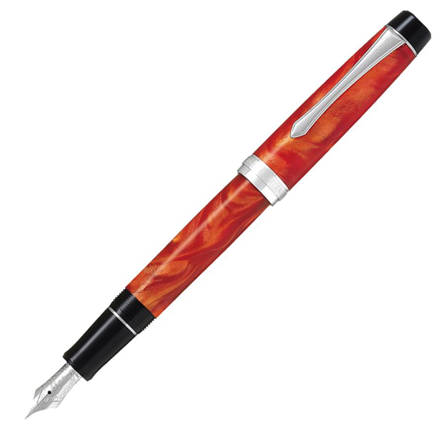 パイロット PILOT 万年筆 カスタム ヘリテイジ SE マーブルオレンジ 細字 ギフトケース付き FKVH-3MR-MAO-F | PILOT（文具）