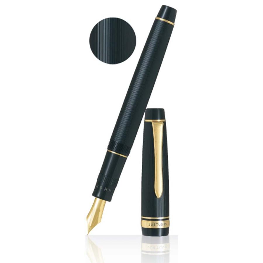 【新品】 パイロット 万年筆 ジャスタス95 ストライプブラック 細字 F SB PILOT（パイロット） 万年筆 ジャスタス95 ストライプブラック 細字 FJ