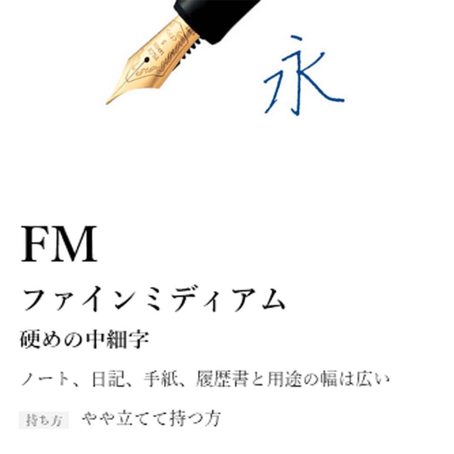 パイロット PILOT 万年筆 グランセ パールブルー 中細字 ギフトケース付き FGRC-12SR-PL-FM GRANCE | PILOT（文具） | 02