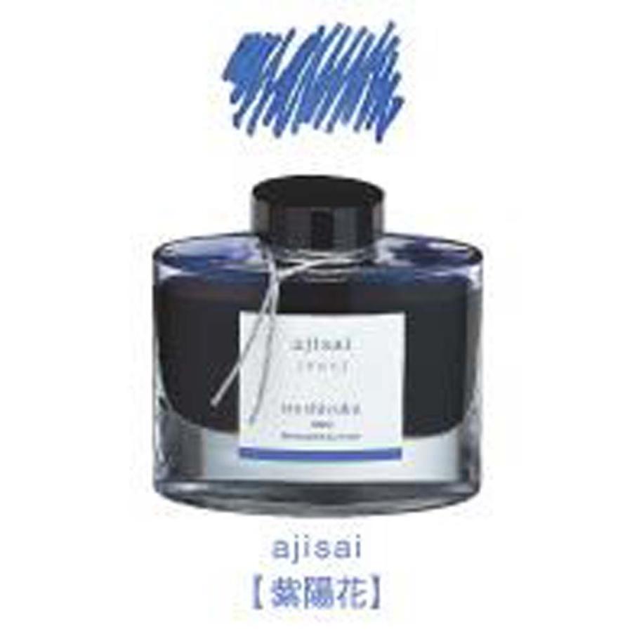 パイロット PILOT 万年筆インキ 色彩雫 50ml アジサイ 紫陽花 INK-50-AJ iroshizuku 紫陽花 | PILOT（文具） | 01