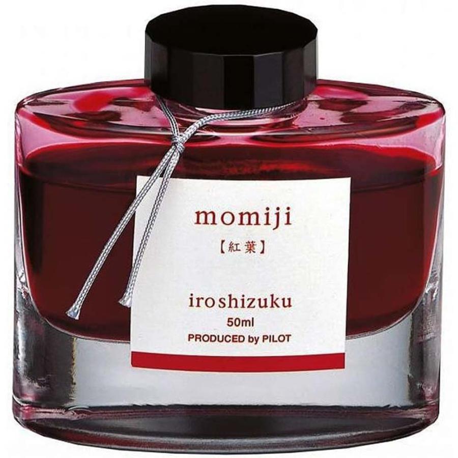 パイロット PILOT 万年筆インキ 色彩雫 50ml モミジ 紅葉 INK-50-MO iroshizuku 紅葉 | PILOT（文具）