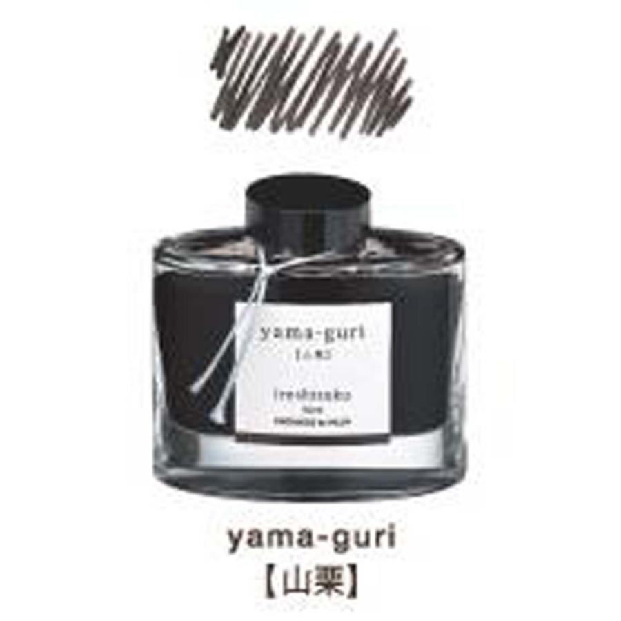 【欠品中：納期未定 入荷次第発送】パイロット PILOT 万年筆インキ 色彩雫 50ml ヤマグリ 山栗 INK-50-YG iroshizuku 山栗 | PILOT（文具） | 01