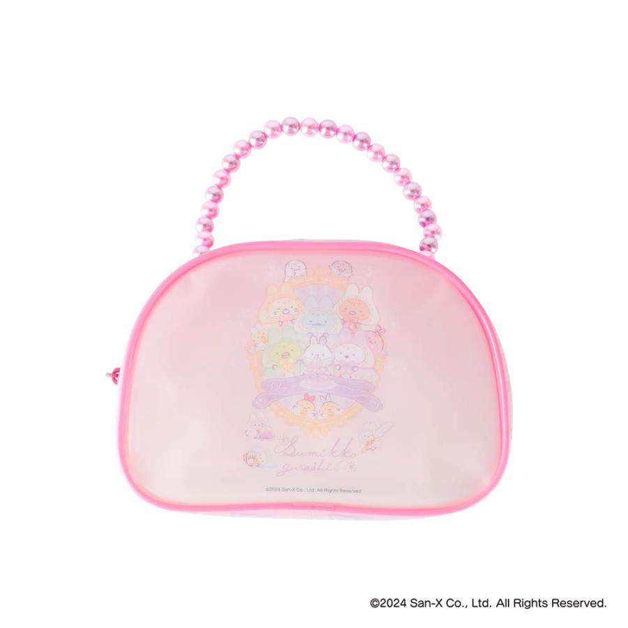 すみっコぐらし おでかけメイクバッグ ピンク キッズ コスメ | ブランド登録なし