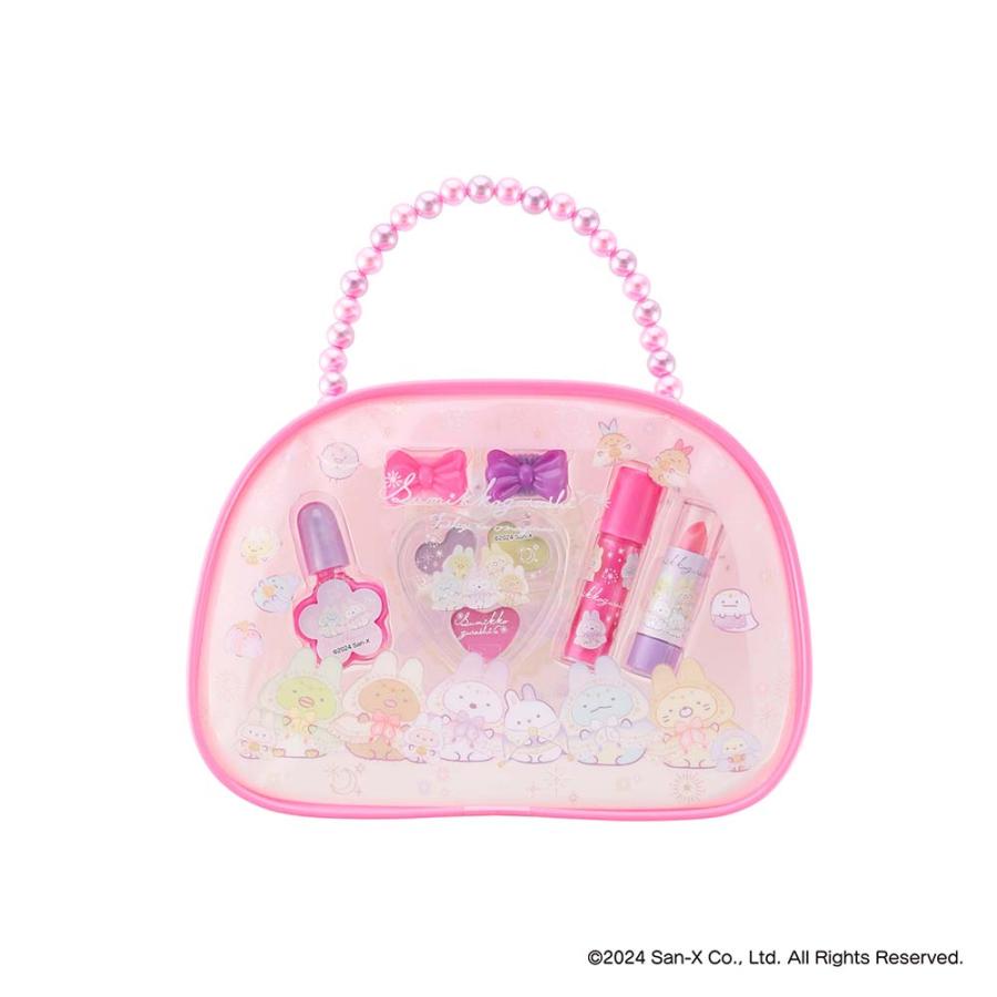 すみっコぐらし おでかけメイクバッグ ピンク キッズ コスメ | ブランド登録なし | 01