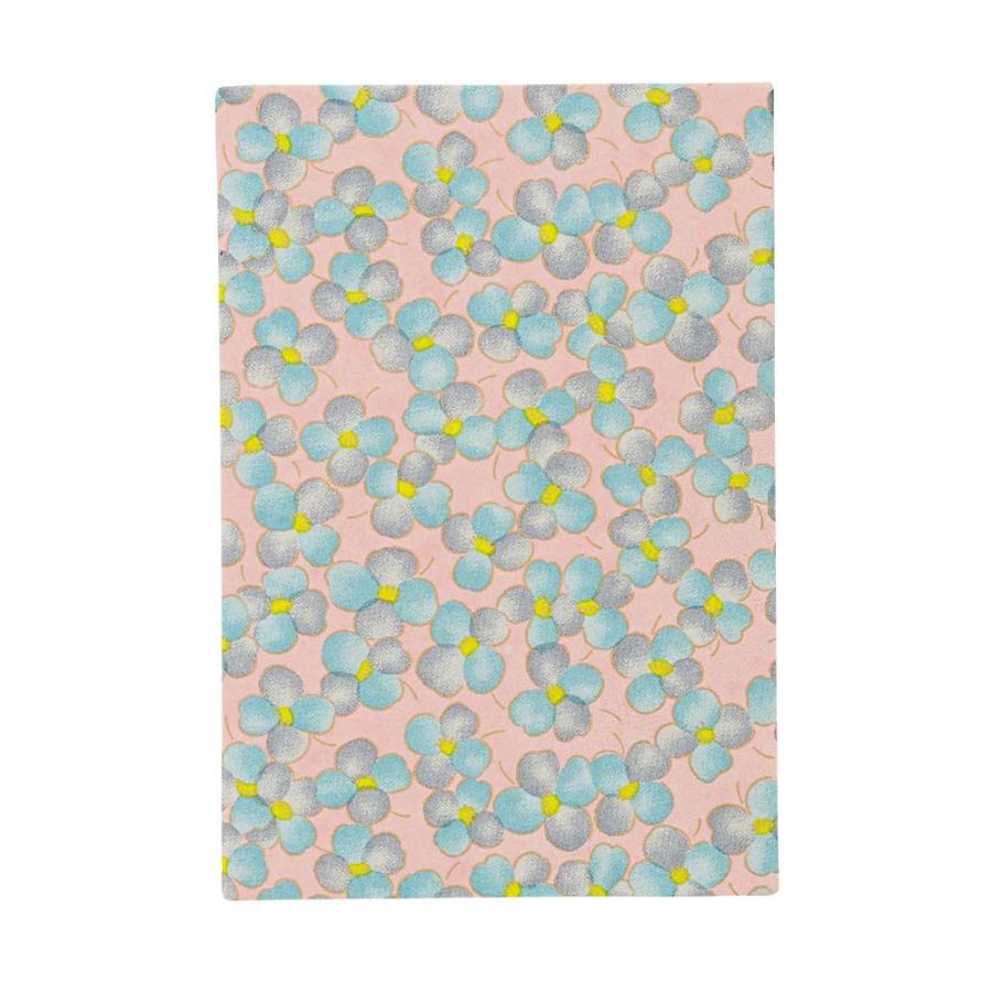 呉竹 御朱印帳 大判 小花柄・ブルー LH10-18 | 呉竹