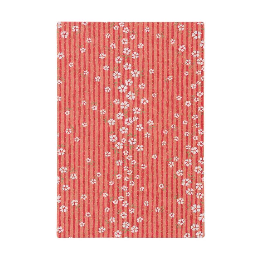 呉竹 御朱印帳 大判 縞柄・赤色 LH10-19 | 呉竹