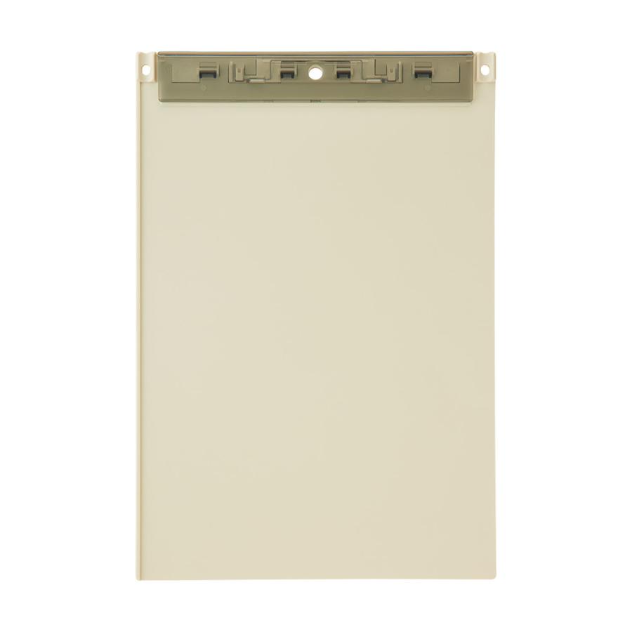 リヒトラブ Mutual 超薄型クリップボード ＜フック穴付＞ A4 アイボリー A-2067-16 | LIHIT LAB.