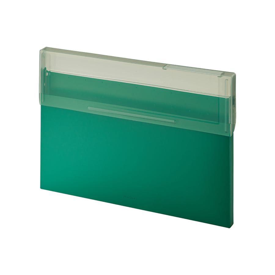 リヒトラブ Mutual コングレスケース A4・ヨコ ディープグリーン A-2071-7 | LIHIT LAB.