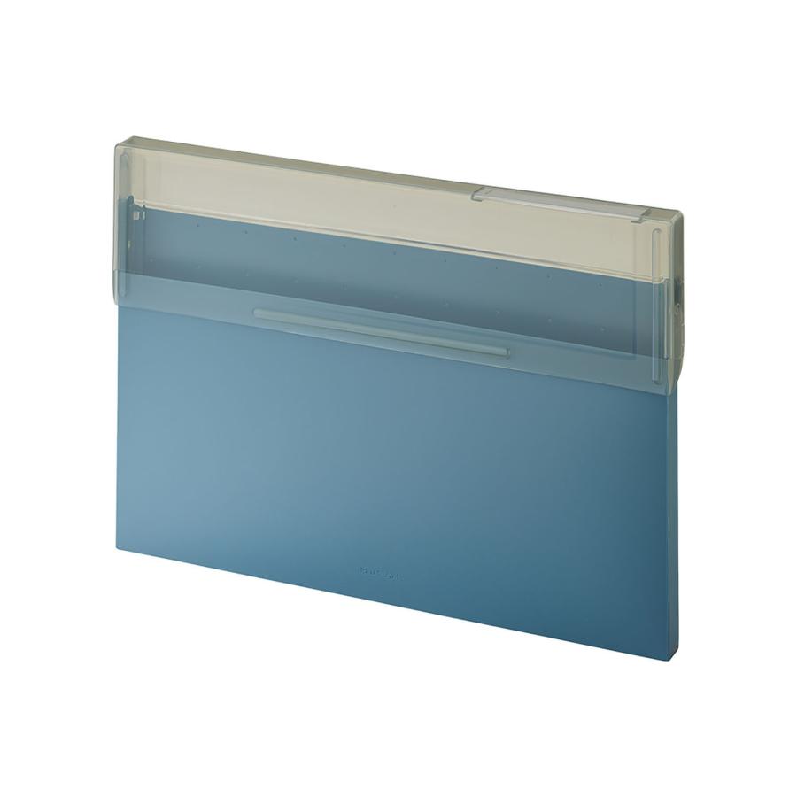 リヒトラブ Mutual コングレスケース A4・ヨコ スレートブルー A-2071-11 | LIHIT LAB.