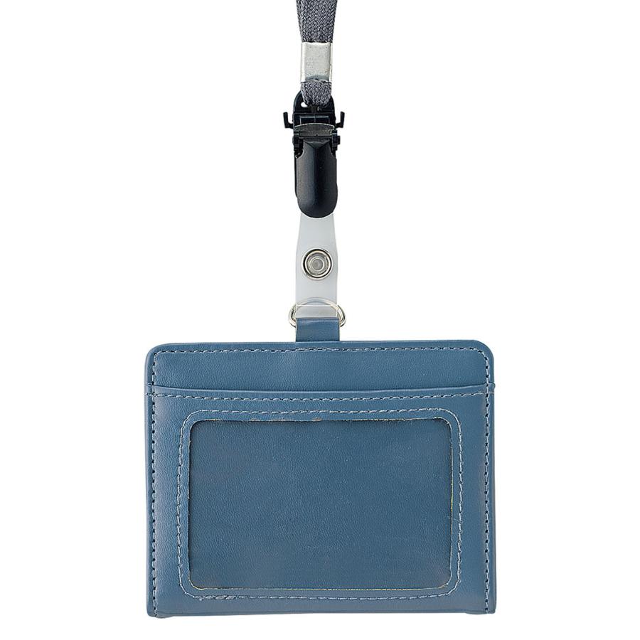 リヒトラブ Mutual IDカードホルダー スレートブルー A-2625-11 | LIHIT LAB.