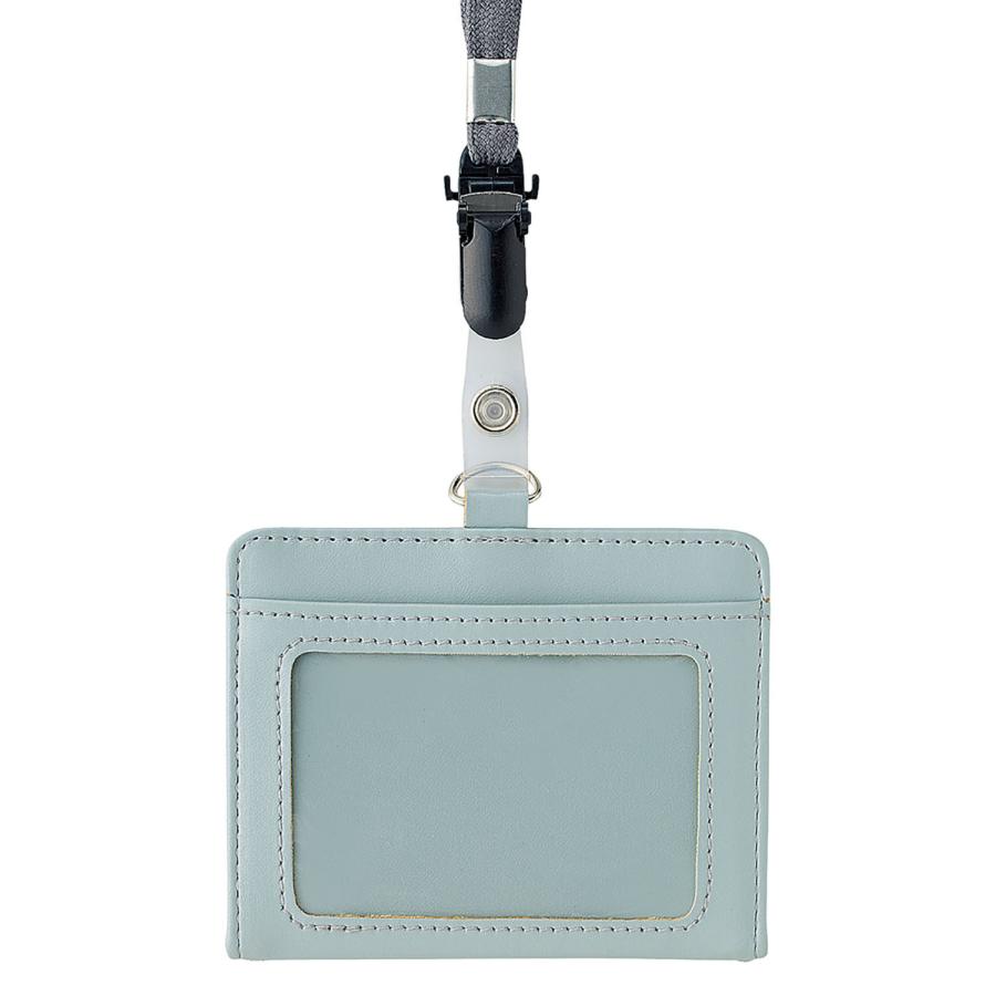 リヒトラブ Mutual IDカードホルダー ライトブルー A-2625-14 | LIHIT LAB.