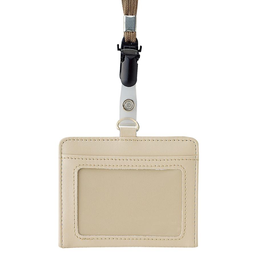 リヒトラブ Mutual IDカードホルダー アイボリー A-2625-16 | LIHIT LAB.
