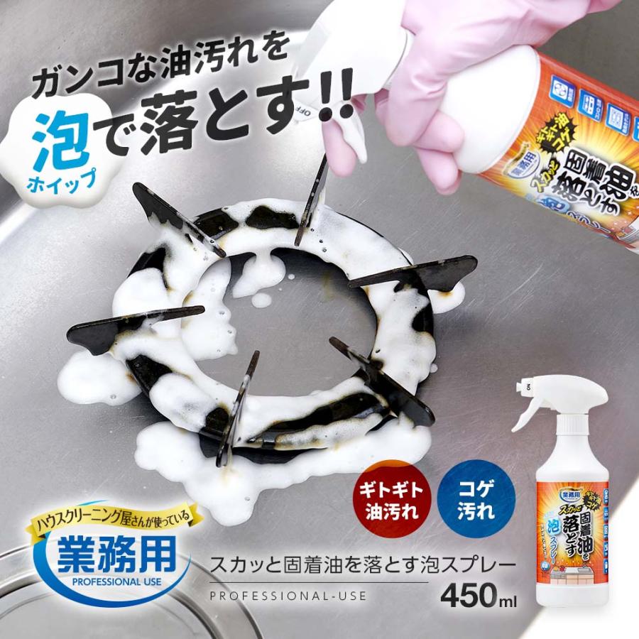 アイメディア AIMEDIA 業務用 スカッと固着油を落とす 泡スプレー 1009981 | アイメディア | 01