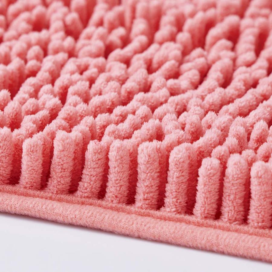 アイメディア AIMEDIA マイクロファイバー大判バスマット コーラルピンク 1010083 | アイメディア | 08