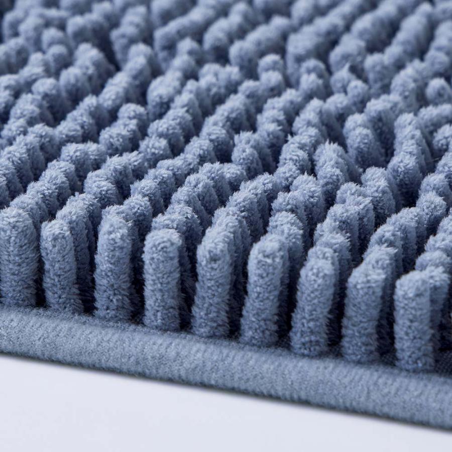 アイメディア AIMEDIA マイクロファイバー大判バスマット ブルーグレー 1010084 | アイメディア | 08