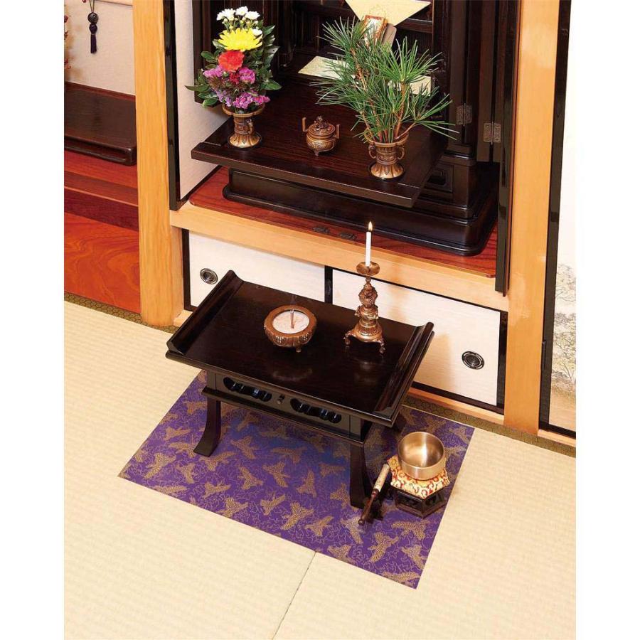 コジット COGIT 防炎仏壇マット 鶴柄 62×40cm 37916 | ブランド登録なし