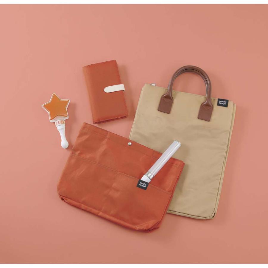 コジット COGIT muchuフライヤーすっぽりバッグインバッグ オレンジ 93442 推し活 | ブランド登録なし | 01