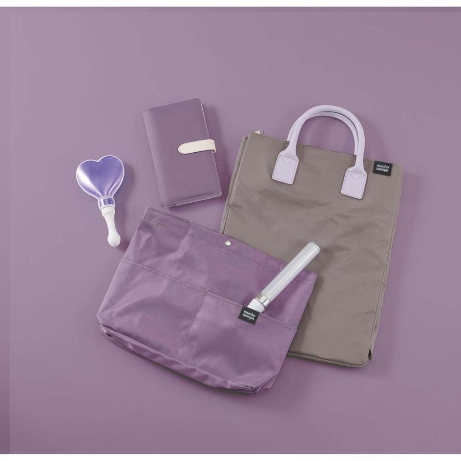 コジット COGIT muchuフライヤーすっぽりバッグインバッグ パープル 93446 推し活 | ブランド登録なし | 01