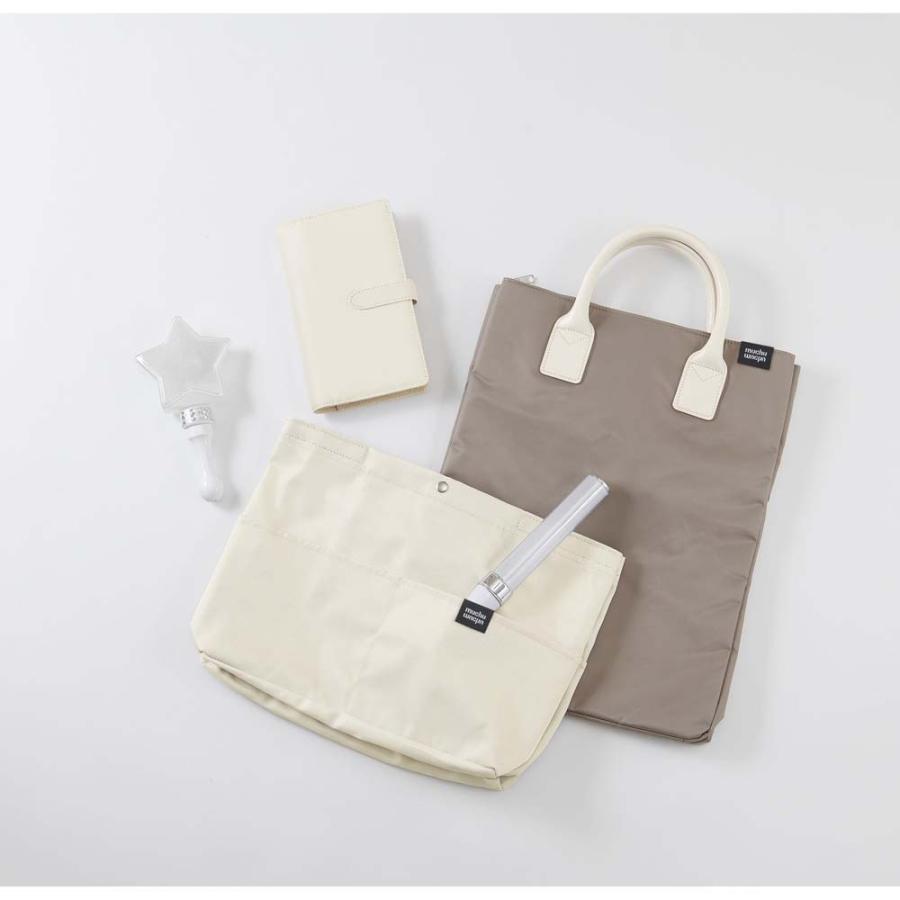 コジット COGIT muchuフライヤーすっぽりバッグインバッグ ホワイト 93448 推し活 | ブランド登録なし | 01