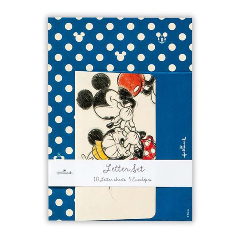 レターセット ディズニー ミッキー ドット青 2 819255 日本ホールマーク | ブランド登録なし | 01