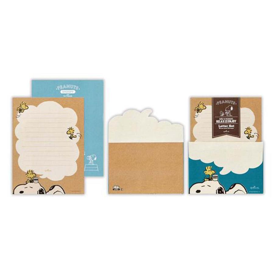 レターセット スヌーピー ブルーリラックス 2 819323 日本ホールマーク | ブランド登録なし