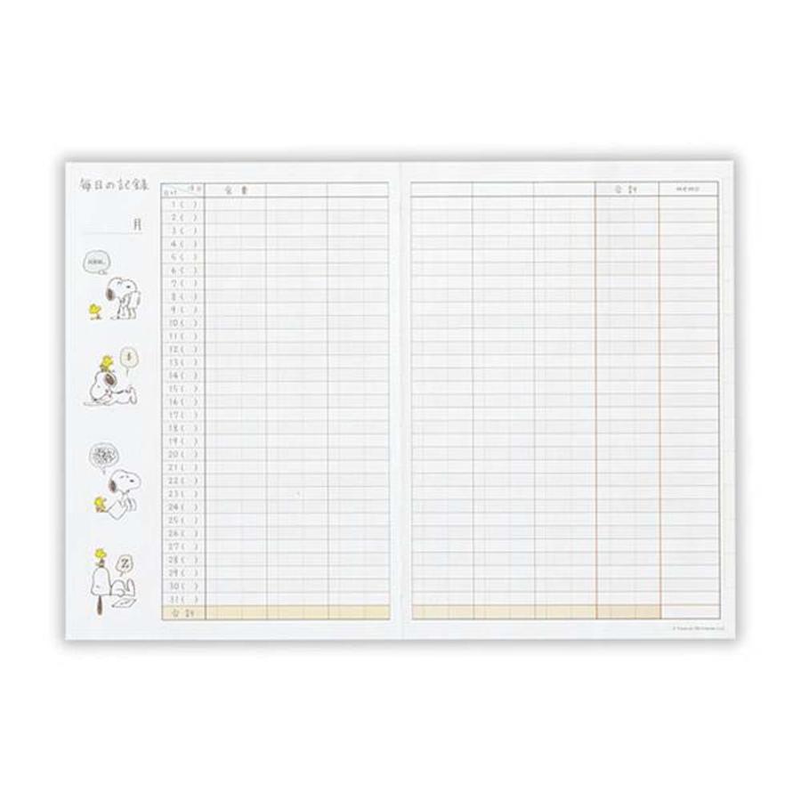 簡単スッキリ 家計簿 スヌーピー ウッドストックと買い物 2 818487 日本ホールマーク | ブランド登録なし | 03
