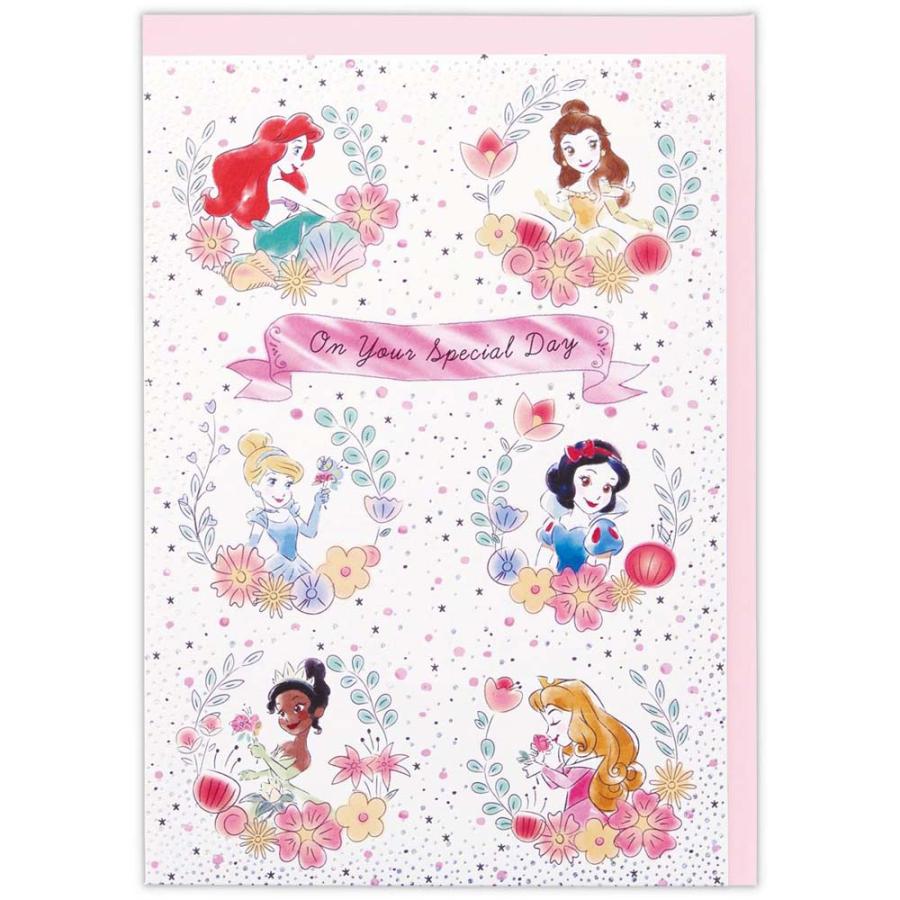 誕生祝い 立体カード ディズニー プリンセス キラキラケーキ 836627 バースデイカード グリーティングカード 日本ホールマーク | ブランド登録なし | 01